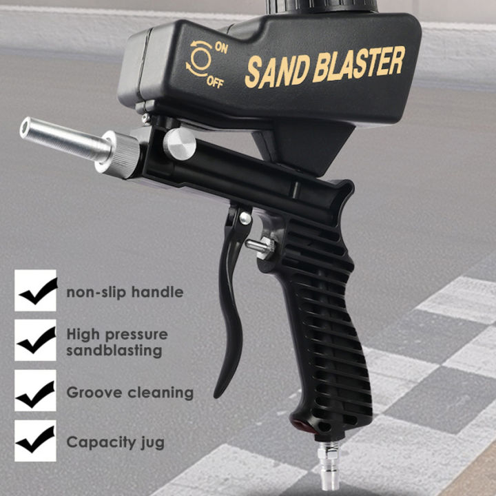 Adjustable Sandblasting G-u-n 90 Psi Portable Sand Blaster Paint Spray ...