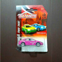 Majorette Thai Taxi โมเดลรถแท็กซี่เหล็ก สีชมพู ผลิตจากโลหะผสมอัตราส่วน 1 : 64