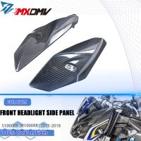 3K Carbon Fiber Motorcycle Front nose cone headlight Front headlight side panel for BMW S1000RR 2014-2018 S1000R 2015 -2019