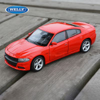 WELLY 1:24 Dodge CHARGER Rt 2016ล้อแม็กรถยนต์ D Iecasts และของเล่นยานพาหนะรถรุ่นขนาดเล็กขนาดรุ่นรถของเล่นสำหรับเด็ก