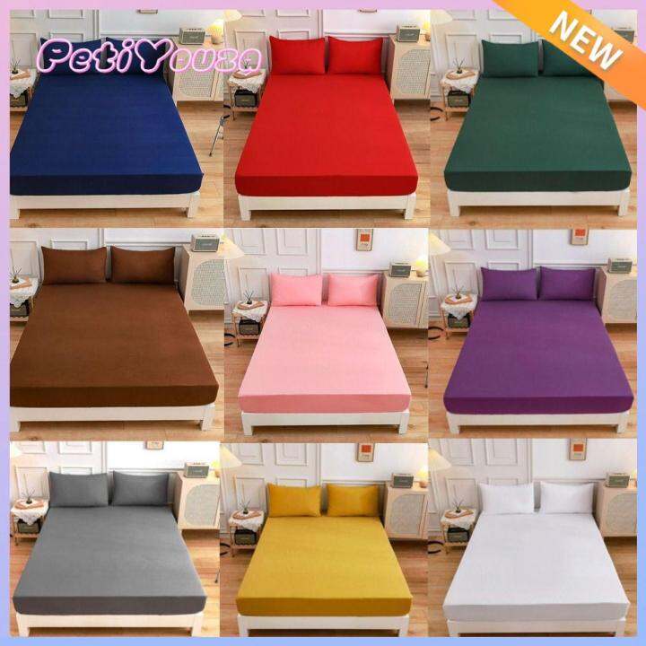 PETIYOUZA Adjustable 150200cm Super 27cm Fitted Sheet Extra Deep Corner