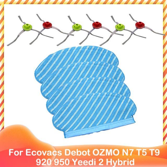 hot-lozklhwklghwh-576-มาแรง-สำหรับ-ecovacs-debot-ozmo-n7-t5-t9-920-950-yeedi-2ลูกกลิ้งไฮบริดแปรงหลักถังน้ำตัวกรองล้อเลื่อนส่วน-mop