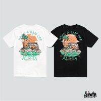 ♙∋ Just Say Bad ® เสื้อยืดลาย รุ่น Aloha สีขาวและสีดำ ( ลิขสิทธิ์แท้ ) แขนสั้น เสื้อยืดชาย หญิง M L XL 2XL TS