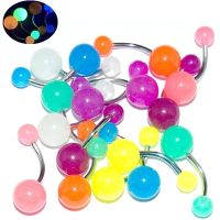 【CW】 In Dark Belly Piercing Lot Glitter Set Bulk Navel Pack