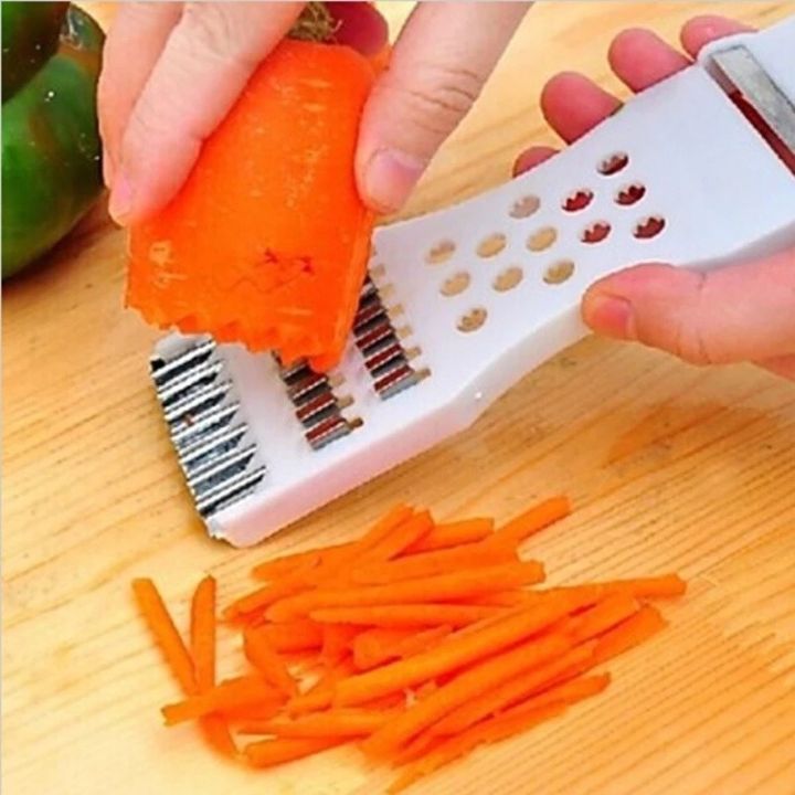 1pc Multifunctional Kitchen Vegetable Cutter: Carrot Slicer