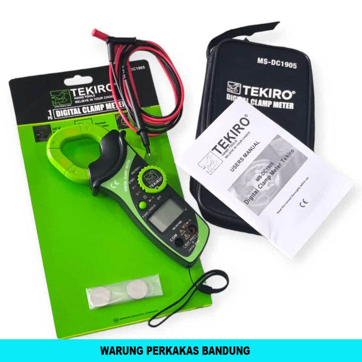 Digital Clamp Meter Tekiro / Tang Ampere Digital MSDC1905 Japan