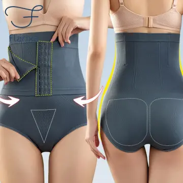 Cheap Flarixa Body Shapers Women High Waist Shaper Panties Postpartum Tummy  Butt Lift Underpants Cross Lace Belly Slimming Underwear