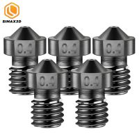 SIMAX3D 3D Printer Part E3D Hardened Steel Nozzle for V6 Hotend Kit Bowden J Head Extruder 1.75MM Filament 0.4MM V5 V6 Nozzles