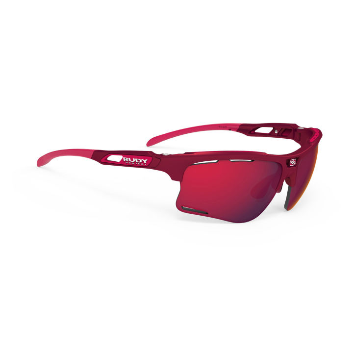 แว่นกันแดด-rudy-project-keyblade-merlot-matte-multilaser-red-แว่นกันแดดสปอร์ต-แว่นกีฬา-ติดคลิปสายตาได้-technical-performance-sunglasses