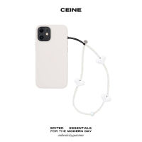 CEINE | STRING TING  Snow Candy Love Heart Wristlet Phone Strap