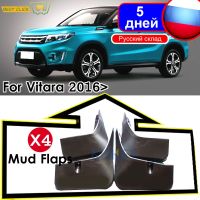 รถ Mud Flaps สำหรับ Suzuki Vitara Edcudo 2016 2017 2018 2019 Mudflaps Splash Guards Mudguards Fender ด้านหน้าและด้านหลัง Protector