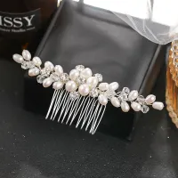 Freshwater Pearls Hair Comb Elegant Hair Accessories For Women Pearl Hair Decoration Wedding Accessories