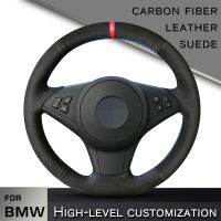 【YF】 Custom Car Steering Wheel Cover for BMW E60 530i E63 E64 635D interior auto parts accessories