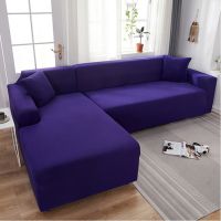 【jw】✲◙  L Shaped Sofá Capa para Sala Elastic Móveis Slipcover Capa Chaise Lounge de Canto Stretch Casa