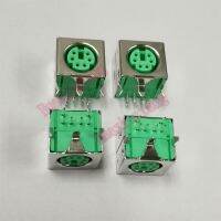 ∈ 20PCS/Lot PS2 6P Female Plug/Jack/Socket Connector Green 6Pin For Keyboard/Mouse