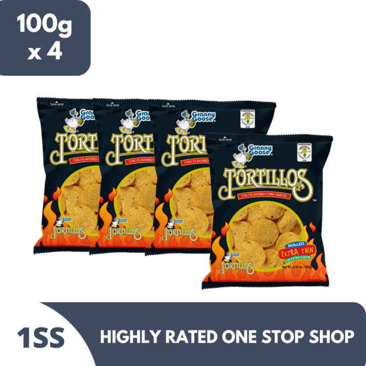 Granny Goose Tortillos Chili 100g x 4 Lazada PH