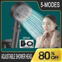 Shower Saving 5 Mode Adjustable Pressure One-key Stop Massage Accessories