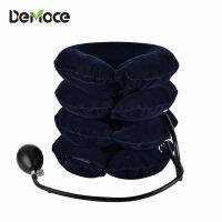 【CW】Neck Support Cushion Inflatable Air Cervical Neck Traction Device Pain Stress Relief Tractor Support Massage NECK Pillow