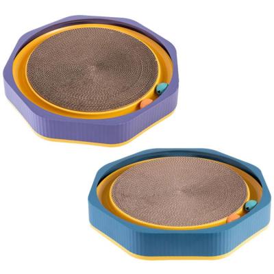 Cat Scratch Toys for Indoor Cats Detachable Cat Toy Ball Track Scratcher Cat Enrichment Toys for Small Medium Large Cats for Indoor Use Firm Cat Scratching Cardboard for Home sensible