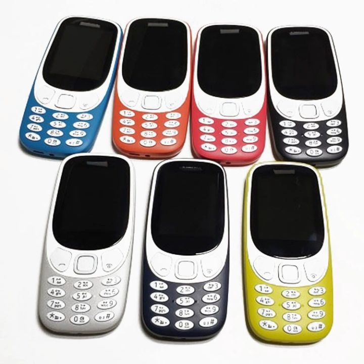 มือถือ3310-โทรศัพท์ปุ่มกด-4g-2ซิม-ไลน์-เฟส-ได้-รุ่นใหม่-หน้าจอ2-4