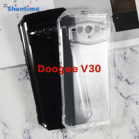 สำหรับ V30 Doogee เปลือกหลังป้องกันโทรศัพท์เจลพุดดิ้งซิลิโคนสำหรับ V30 Doogee เคส TPU แบบนิ่ม