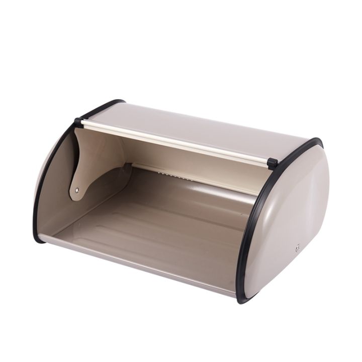 cw-bread-storage-bin-rollup-top-gray-small-coated-iron-snack-boxes-boxe