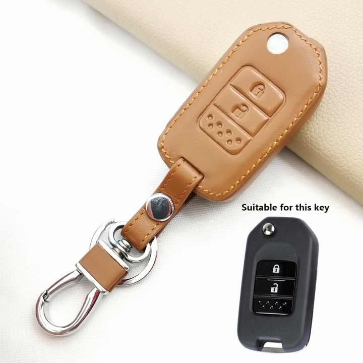 for-honda-civic-hrv-crv-xrv-cr-v-crider-odyssey-pilot-fit-accord-freed-jazz-hot-sale-100-leather-key-chain-cover-case-holder