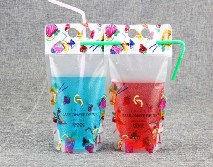 50pcs-450-500ml-passion-frosted-plastic-drinking-packaging-bags-party-cold-hot-beverage-fruit-juice-milk-beer-coffee-pouches