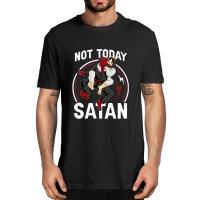 Streetwear Jiu Jitsu Jesus Not Today Satan Mens Novelty Tshirt Harajuku Soft Tee