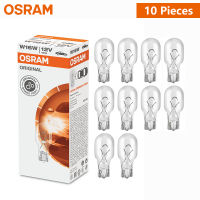 OSRAM สัญญาณไฟเลี้ยวมาตรฐานรถยนต์921 W16W เดิม12V 16W ไฟตัดหมอกถอยหลัง OEM หลอดไฟอินด์หลังรถยนต์10ชิ้นขายส่ง