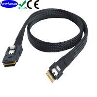 PCI-E Ultraport Slimline SAS 4.0 SFF-8654 4I 38Pin กับสาย SFF-8087 SAS