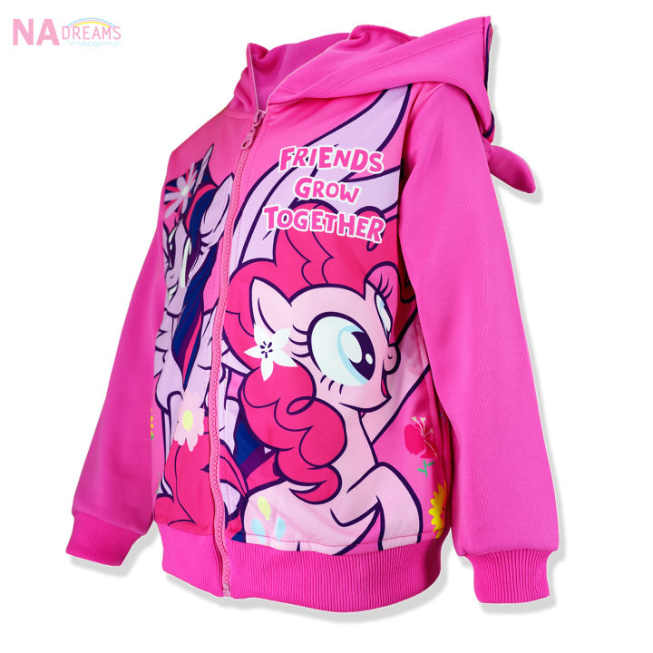 my-little-pony-เสื้อแจ็คเก็ต-เสื้อหนาวเด็กผู้หญิง-3-10-ปี-jacket-ลายการ์ตูนโพนี่-my-little-pony-เสื้อกันหนาว-สีชมพู