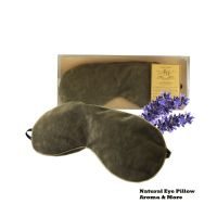 หมอนปิดตา  สีเขียว กลิ่นลาเวนเดอร์ สำหรับผ่อนคลาย ลดอาการบวมถุงตา / EYE PILLOW Lavender -Green blindfold ที่ปิดตา ผ้าปิดตา **พร้อมส่ง**