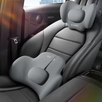 Car Headrest Neck Pillow Washable Waist Pillow for Car Seat Back Cushion Memory Foam Auto Lumbar Universal Automobiles Neck