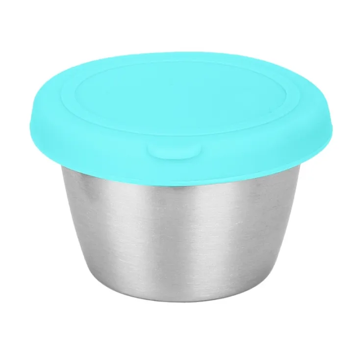 Stainless Steel Dipping Bowls Small Sauce Cups Seasoning Dishes Saucers