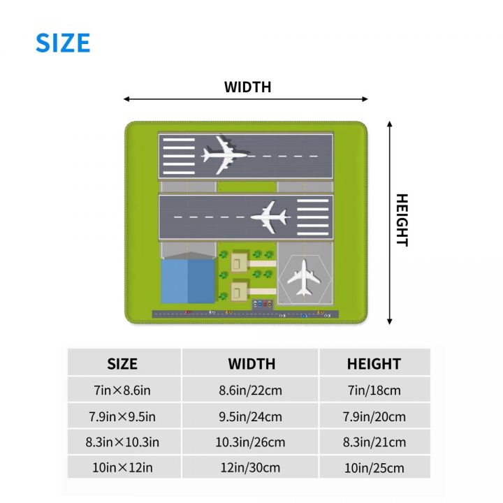 airport-passenger-aircraft-runway-model-mouse-pad-square-mousepad-anti-slip-rubber-aviation-airplane-gaming-computer-desk-mat