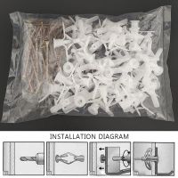 100pcs Expansion Drywall Anchor Kit With Screws Self Drilling Wall Home Pierced Special For Nylon Plastic Gypsum Board