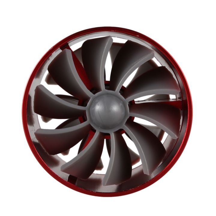 double-turbine-turbo-charger-air-intake-gas-fuel-saver-fan-for-car-red