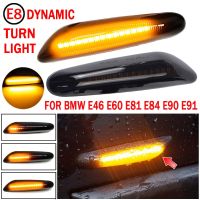 2ชิ้นสำหรับ BMW Led Dynamic ด้านข้างสัญญาณไฟเลี้ยวไฟกะพริบต่อเนื่องสำหรับ E90 E91 E92 E93 E60 E87 E46 E82ไม่มีข้อผิดพลาด