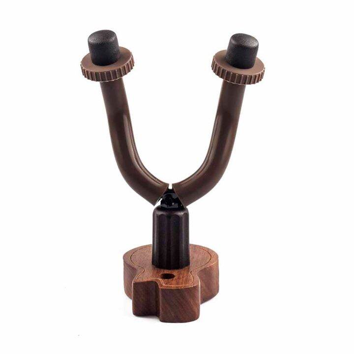 wooden-guitar-stand-hanger-hook-holder-wall-mount-stand-rack-bracket-display-fits-most-guitar-bass-ukulele-easy-install-screws