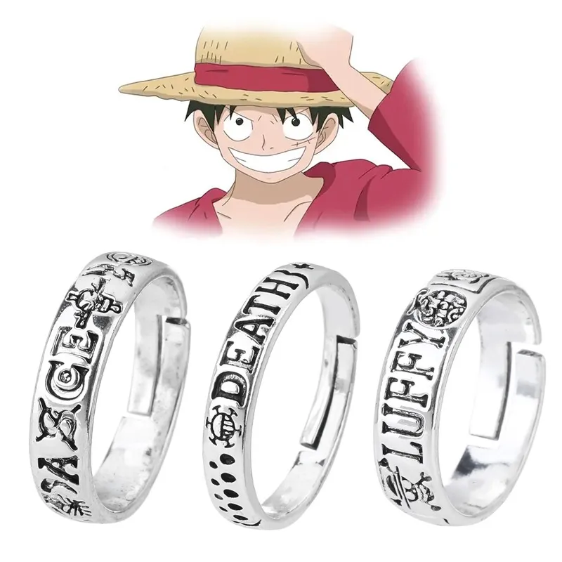Anime One Piece Monkey D Luffy Ring 8mm | One Piece Universe