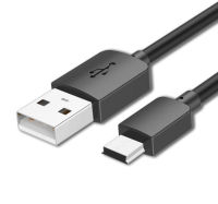 สายมินิ USB 0.25เมตร0.5เมตร1เมตร1.5เมตร2เมตรซิงค์ข้อมูล USB สายชาร์จสำหรับเล่น MP4 MP3กล้อง GPS USB มือถือเครื่องเล็ก