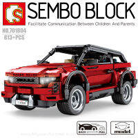 บล็อกตัวต่อรถยนต์ Land Rover 4x4 SEMBO BLOCK 701804 จำนวน 813 ชิ้น