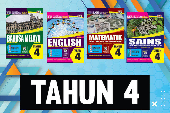 Tutor Sukses Edisi 2023/24 Tahun 4 Set [SK, Year 4, Bahasa Melayu ...