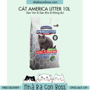 Cát đất sét vệ sinh cho mèo - America Litter 10L