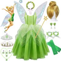 【CC】 Infant Tinker Costume Toddler with Headband Wand Elf Vestidos