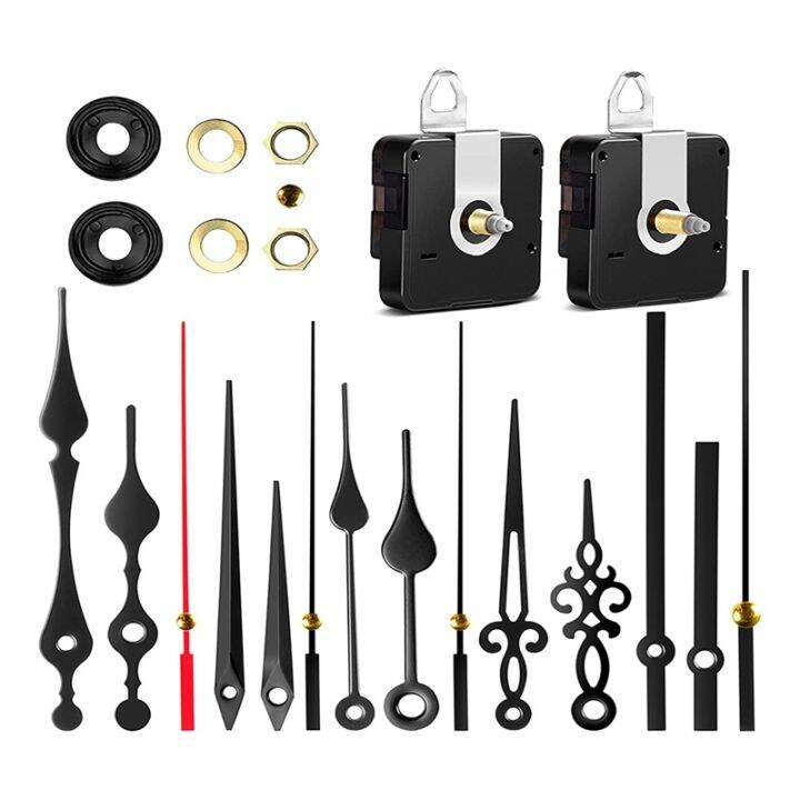 2Pcs Clock MechanismClock Mechanism ReplacementMotor Replacement Mute