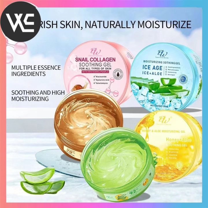 Weang Dw 92 Aloe Vera And Vitamin E Soothing Gel Moisturizing Brightrning Hydrating For All Skin 4640