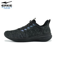 Erke Comfort Knit สี Ultra Black รองเท้าผ้าใบ สำหรับผู้ชาย