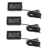 3X New Digital LCD Temperature Gauge Probe Sensor -50°C TO +110°C Range